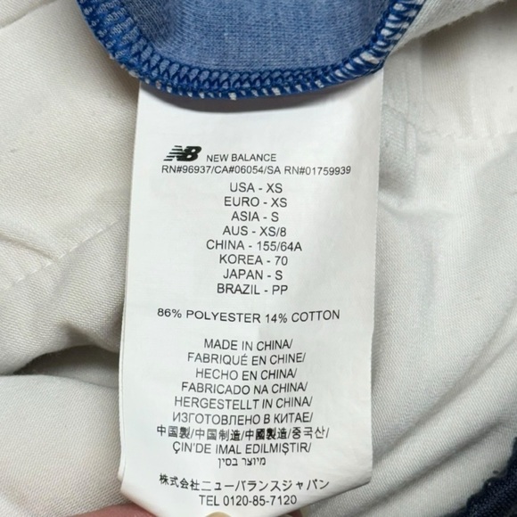 New Balance x STAUD High Waist Track Pants in Blue Quartz Size XS Performance - Picture 12 of 16